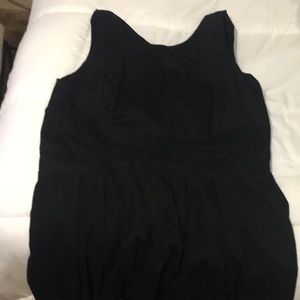 Frill little black dress